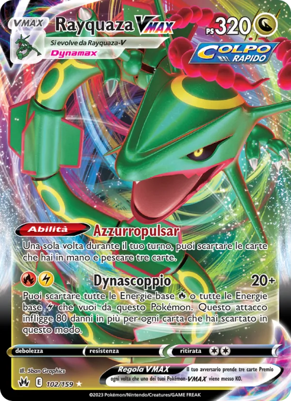 Rayquaza VMAX (Zenit Regale #102/159)