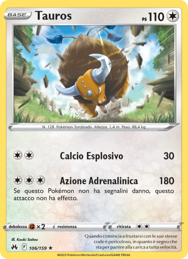 Tauros (Crown Zenith #106/159)
