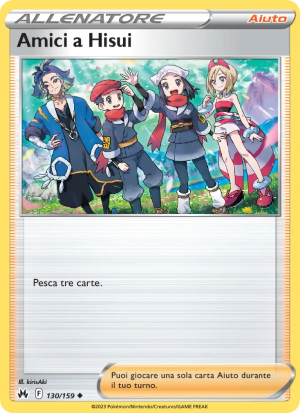 Amici a Hisui (Crown Zenith #130/159)