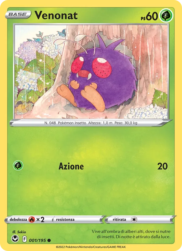 Venonat (Tempesta Argentata #001/195)
