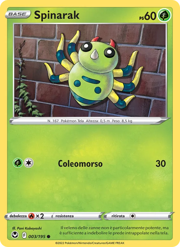 Spinarak (Tempesta Argentata #003/195)