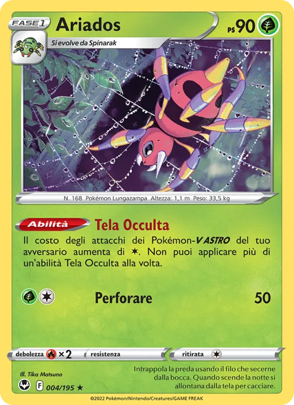 Ariados (Tempesta Argentata #004/195)