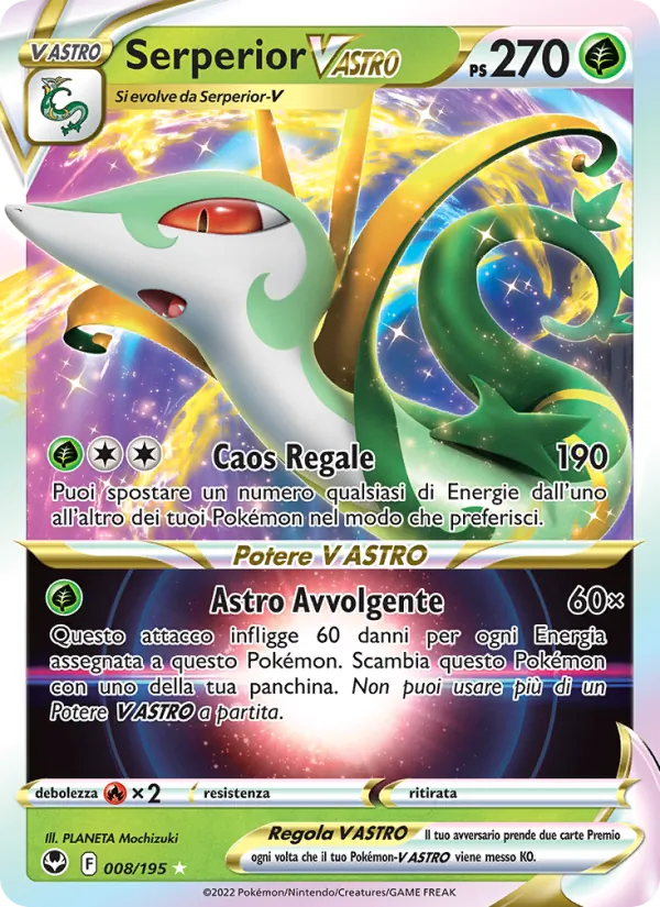 Serperior V ASTRO (Tempesta Argentata #008/195)