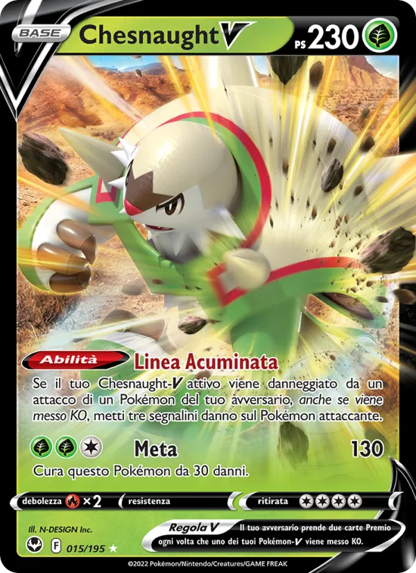 Chesnaught V (Tempesta Argentata #015/195)