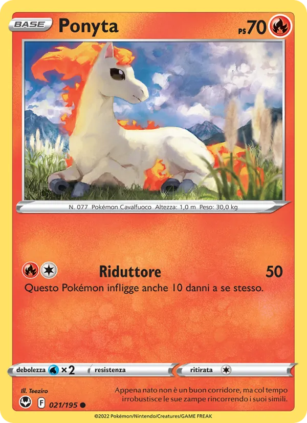 Ponyta (Tempesta Argentata #021/195)