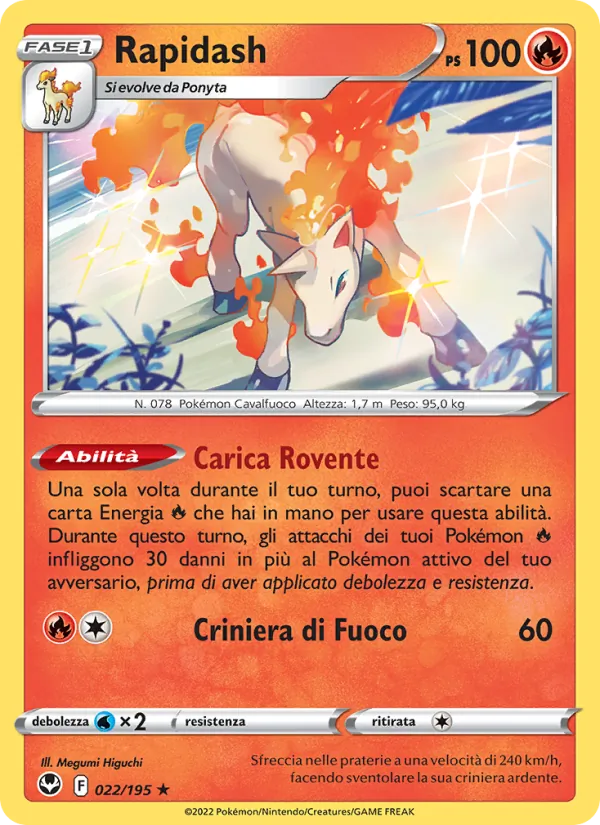 Rapidash (Tempesta Argentata #022/195)