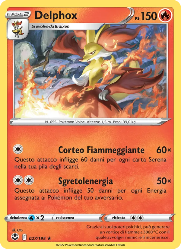 Delphox (Tempesta Argentata #027/195)