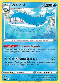 Wailord (Tempesta Argentata #038/195)
