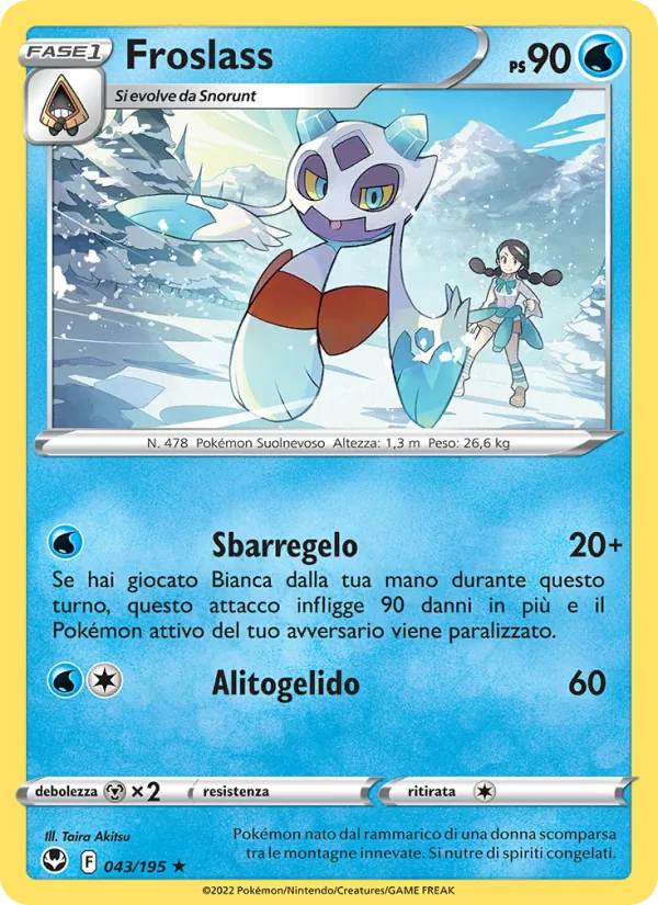 Froslass (Tempesta Argentata #043/195)