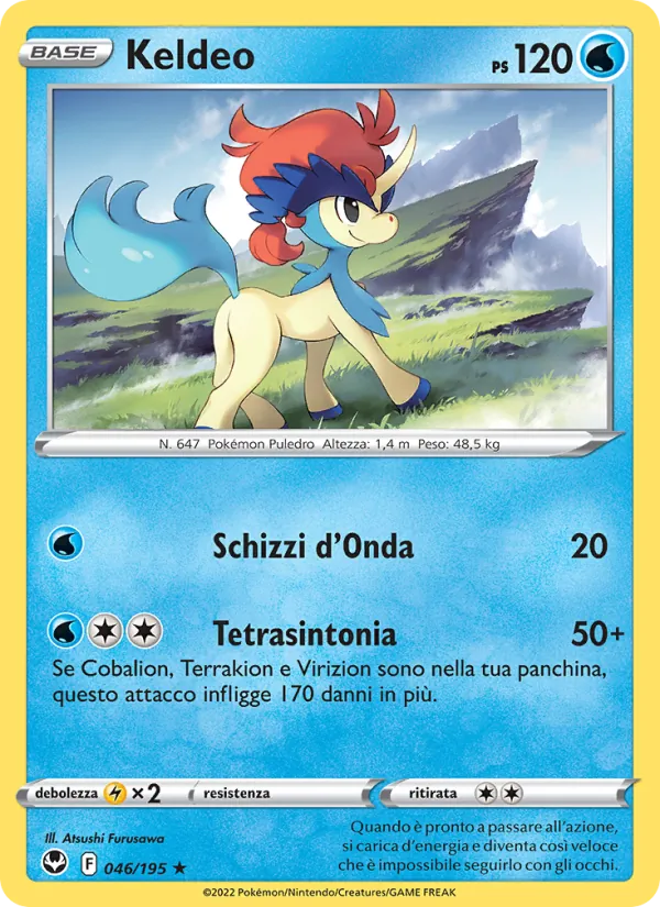 Keldeo (Tempesta Argentata #046/195)