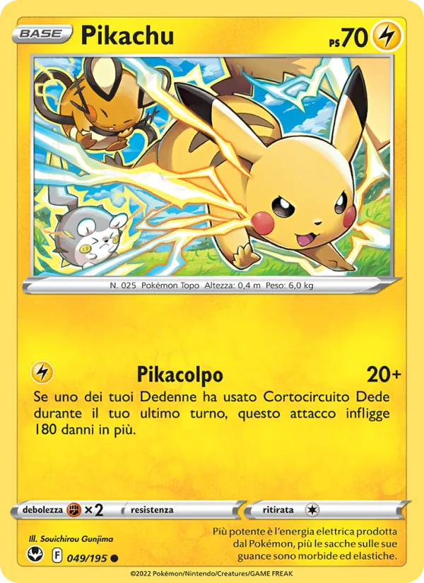 Pikachu (Silver Tempest #049/195)