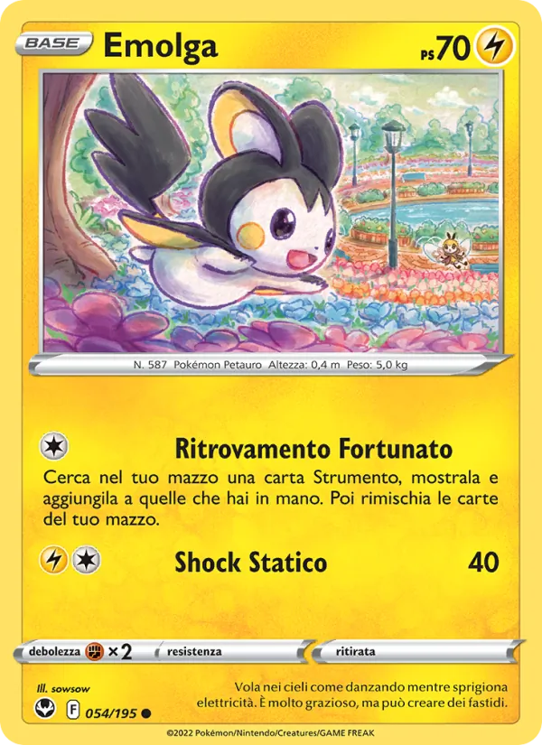 Emolga (Silver Tempest #054/195)
