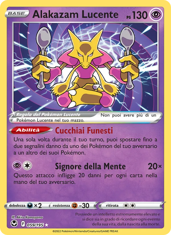 Alakazam Lucente (Tempesta Argentata #059/195)