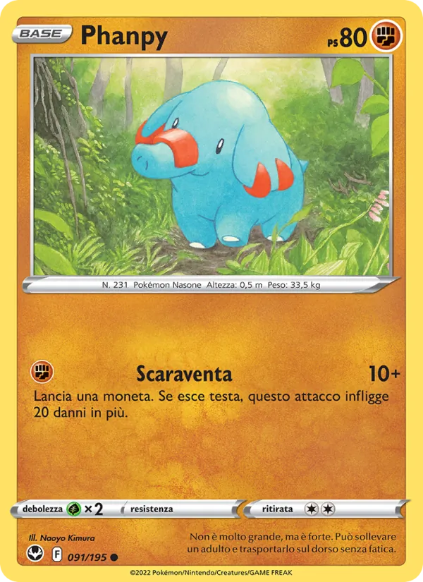 Phanpy (Silver Tempest #091/195)