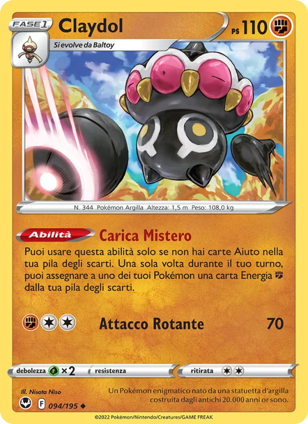 Claydol (Tempesta Argentata #094/195)