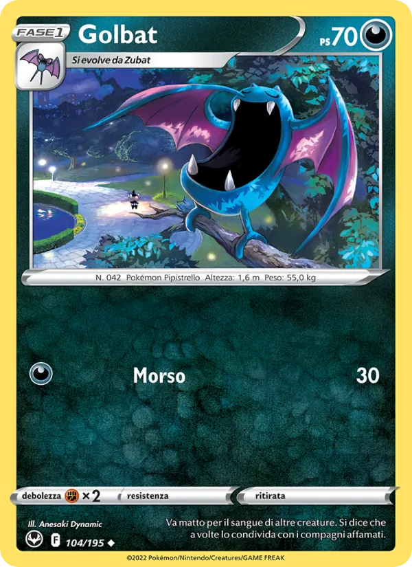 Golbat (Tempesta Argentata #104/195)