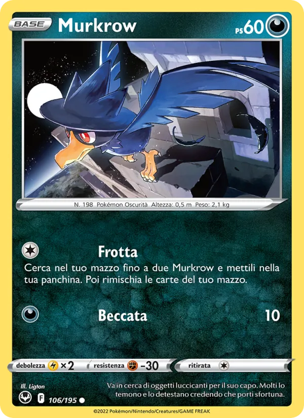 Murkrow (Tempesta Argentata #106/195)