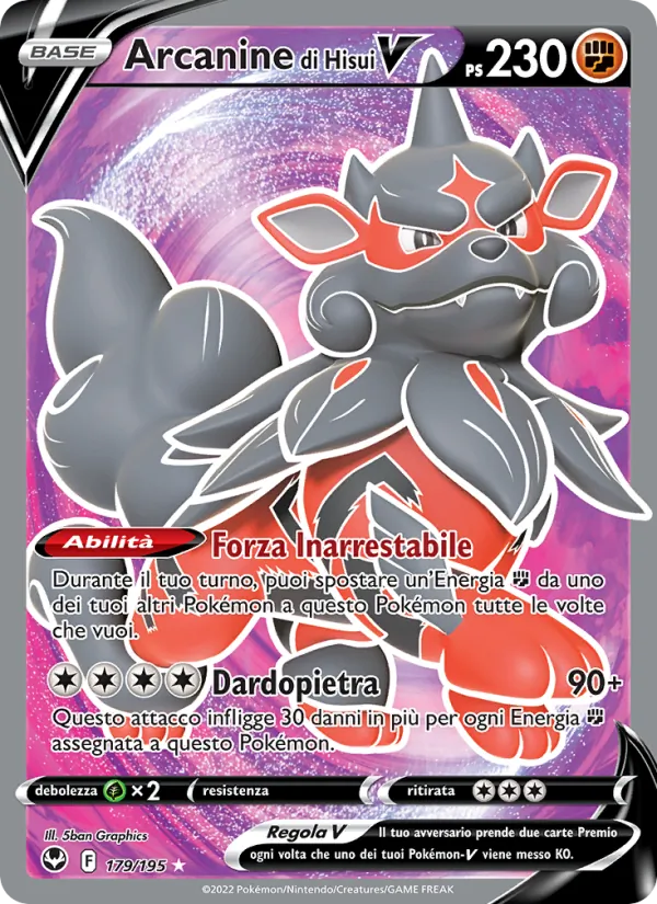 Arcanine di Hisui V (Tempesta Argentata #179/195)
