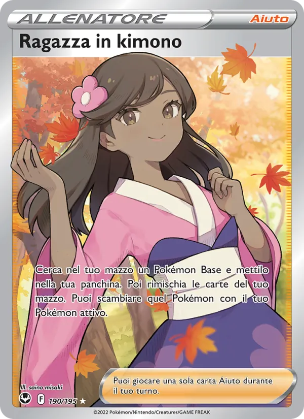 Ragazza in kimono (Silver Tempest #190/195)