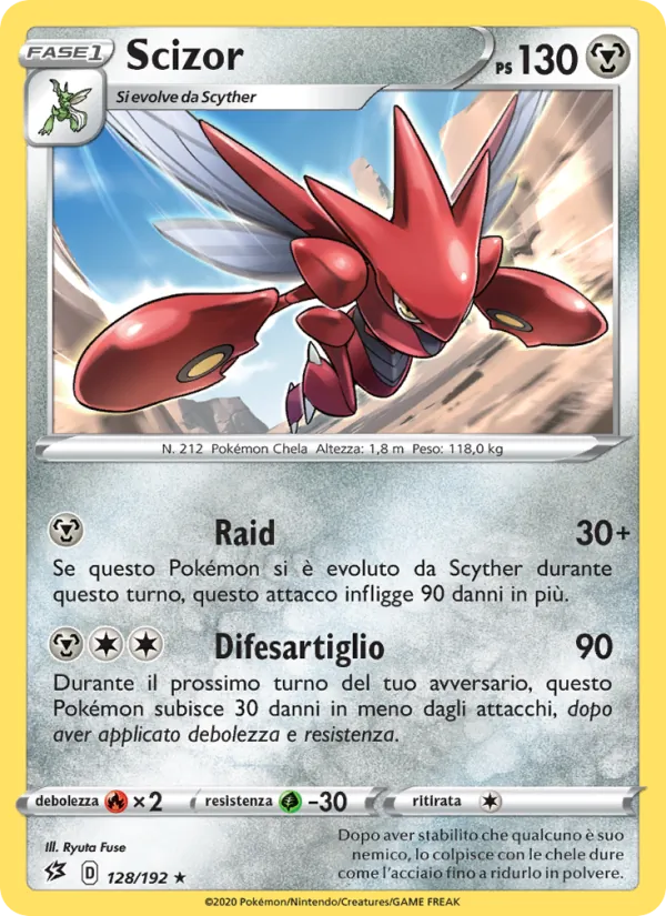 Scizor (Fragore Ribelle #128/192)