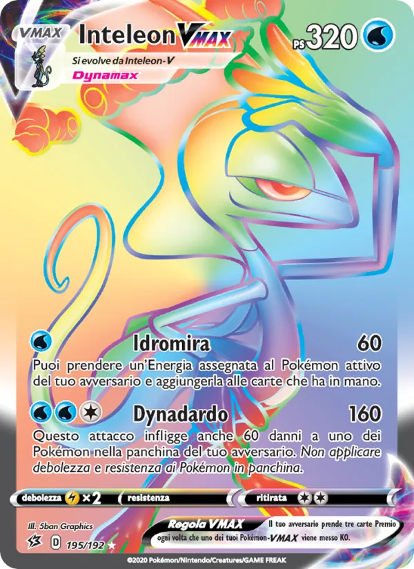 Inteleon VMAX (Fragore Ribelle #195/192)