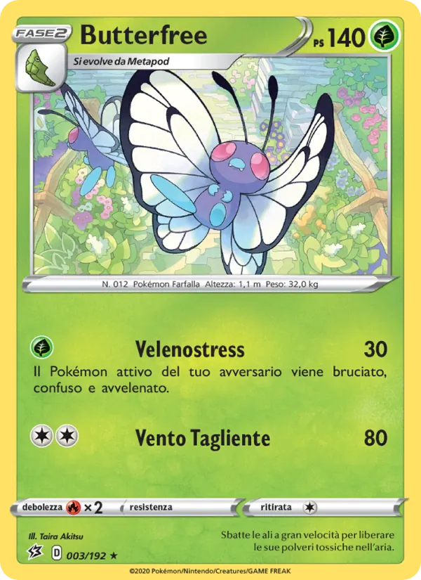 Butterfree (Fragore Ribelle #3/192)