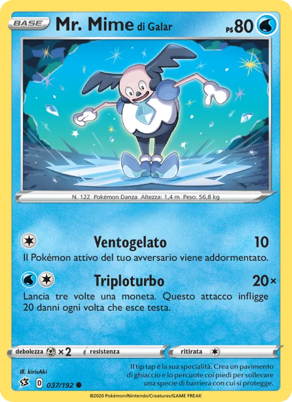 Mr. Mime di Galar (Rebel Clash #37/192)