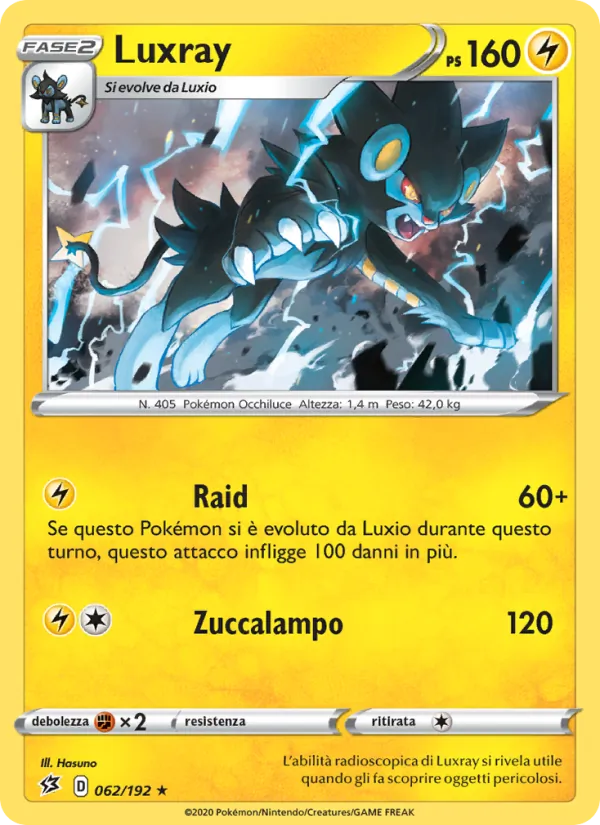 Luxray (Rebel Clash #62/192)