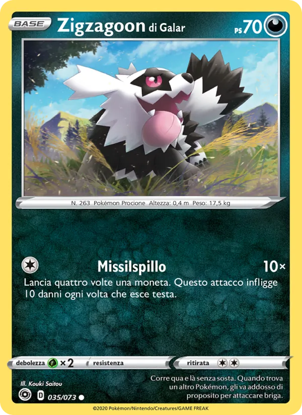 Zigzagoon di Galar (Champion's Path #35/73)