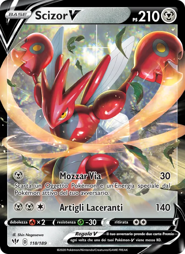 Scizor V (Fiamme Oscure #118/189)