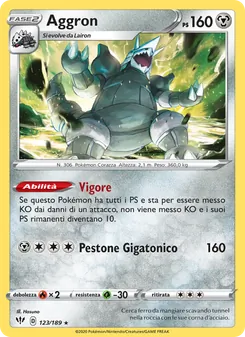 Aggron (Fiamme Oscure #123/189)