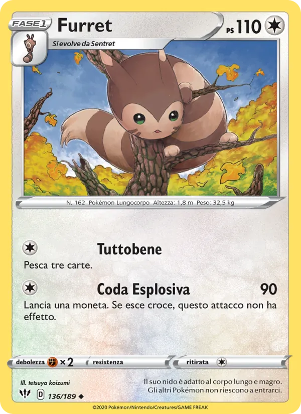 Furret (Darkness Ablaze #136/189)
