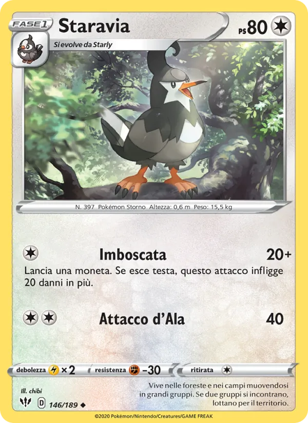 Staravia (Darkness Ablaze #146/189)