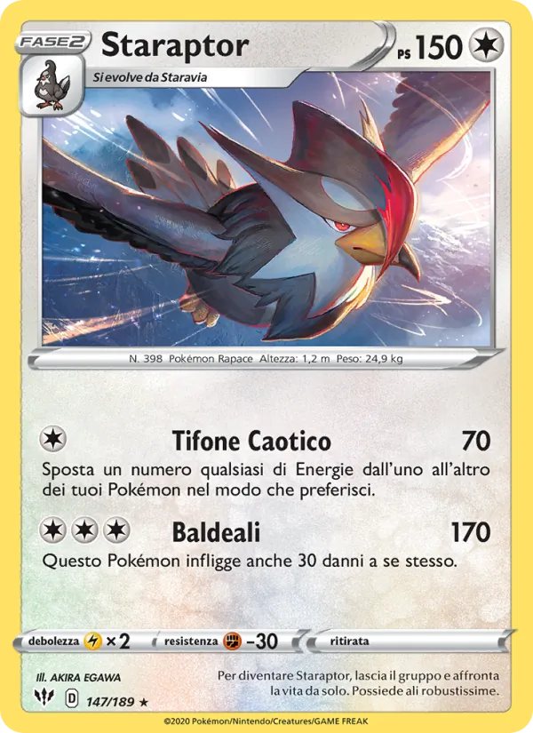Staraptor (Fiamme Oscure #147/189)