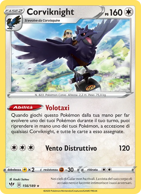 Corviknight (Fiamme Oscure #156/189)