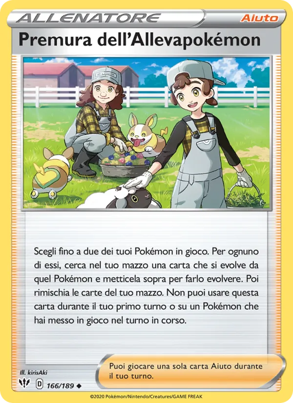 Premura dell'Allevapokémon (Darkness Ablaze #166/189)
