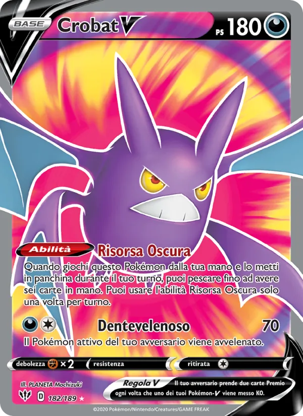 Crobat V (Fiamme Oscure #182/189)