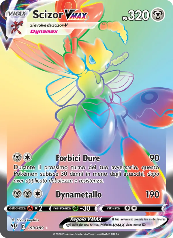 Scizor VMAX (Fiamme Oscure #193/189)