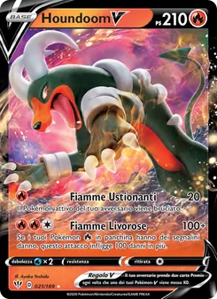 Houndoom V (Fiamme Oscure #21/189)