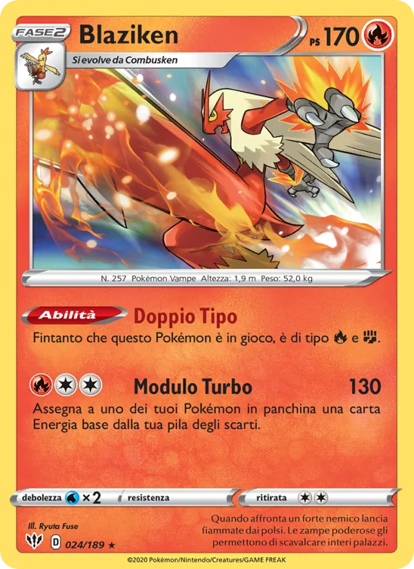 Blaziken (Fiamme Oscure #24/189)