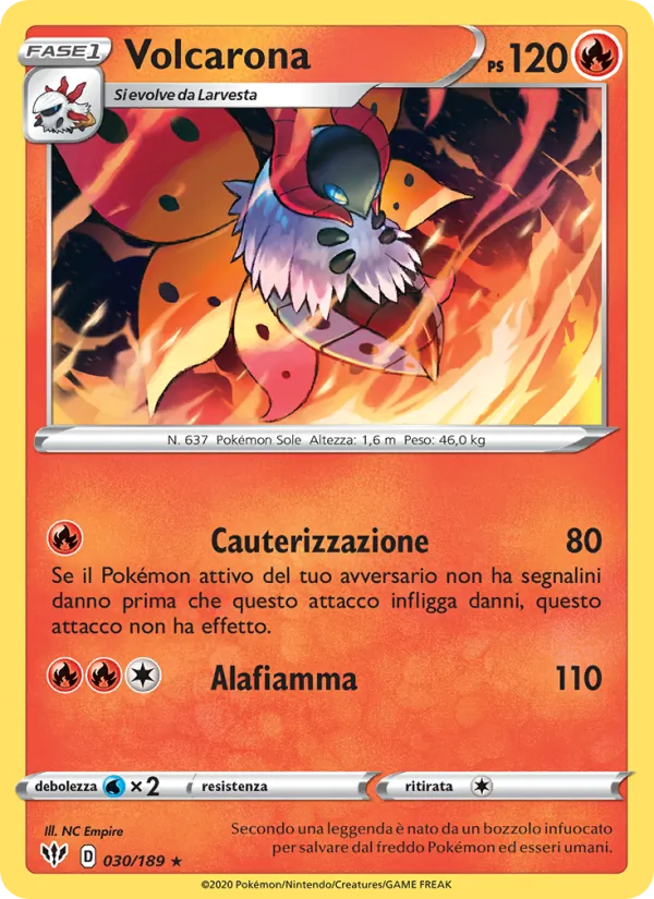Volcarona (Darkness Ablaze #30/189)