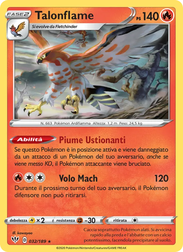 Talonflame (Darkness Ablaze #32/189)