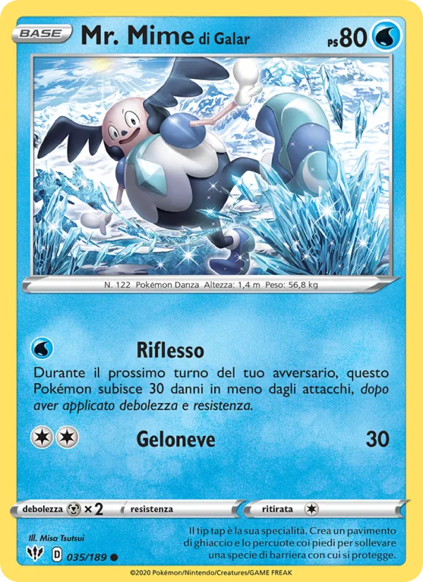 Mr. Mime di Galar (Darkness Ablaze #35/189)