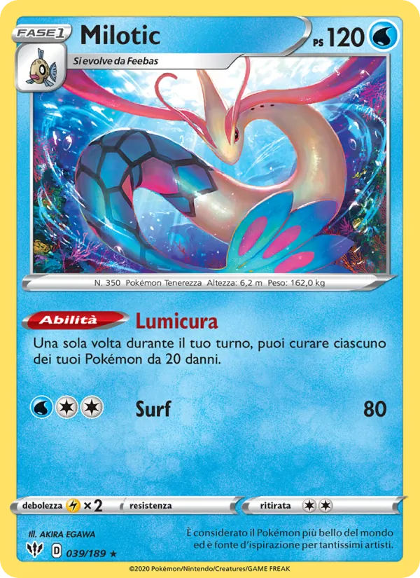 Milotic (Fiamme Oscure #39/189)