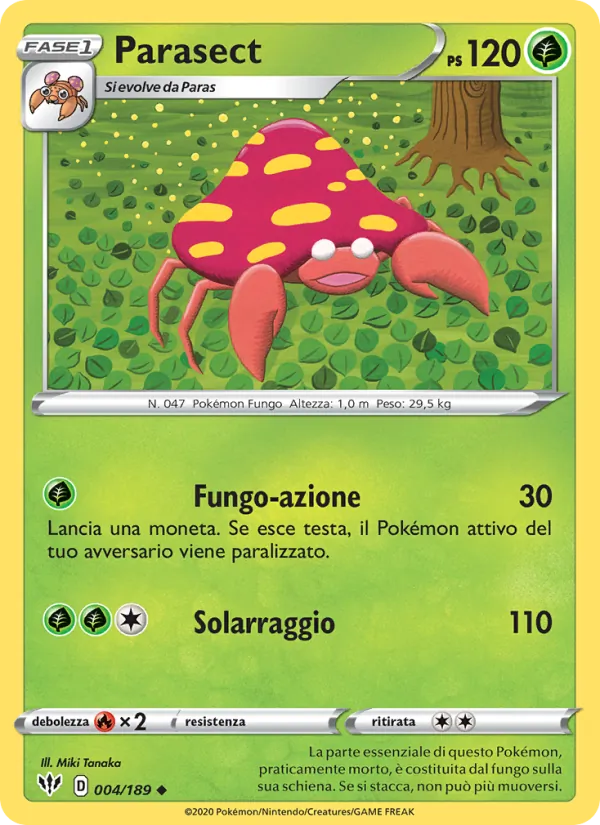 Parasect (Darkness Ablaze #4/189)