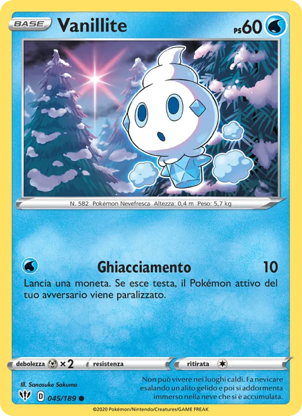 Vanillite (Darkness Ablaze #45/189)