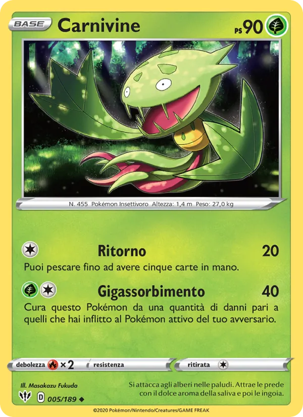 Carnivine (Darkness Ablaze #5/189)