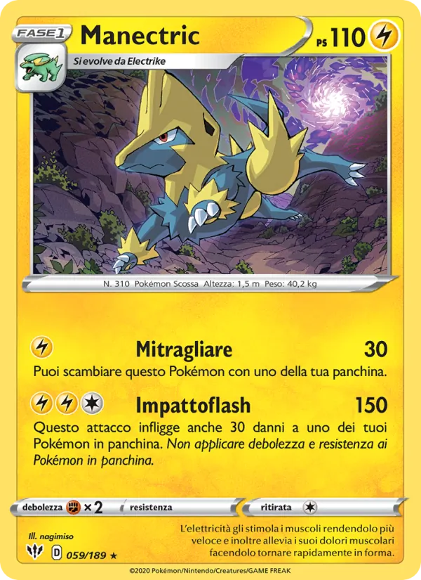 Manectric (Darkness Ablaze #59/189)