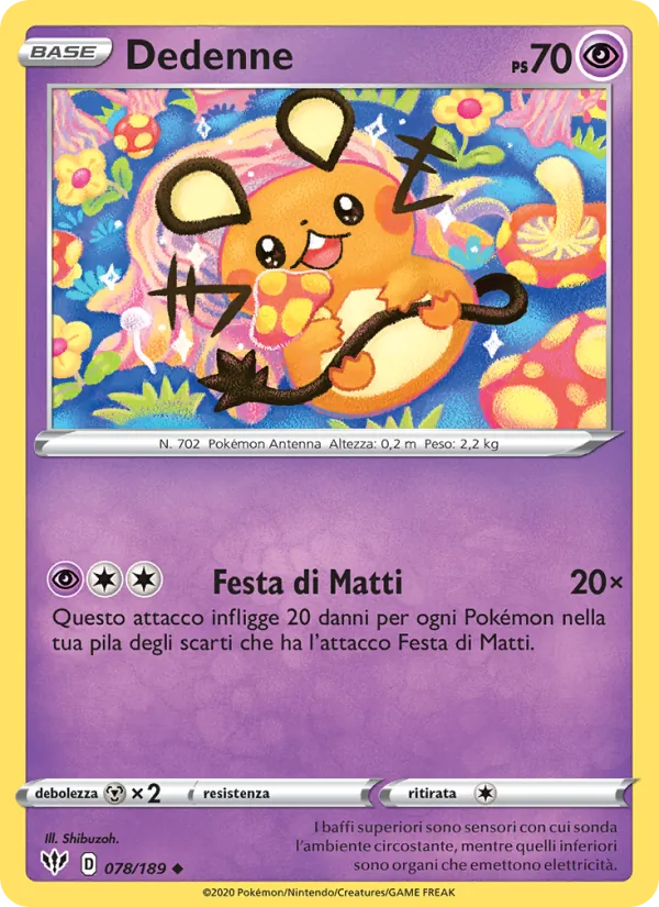 Dedenne (Darkness Ablaze #78/189)