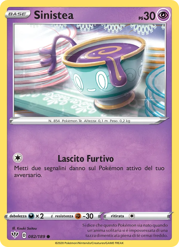 Sinistea (Darkness Ablaze #82/189)